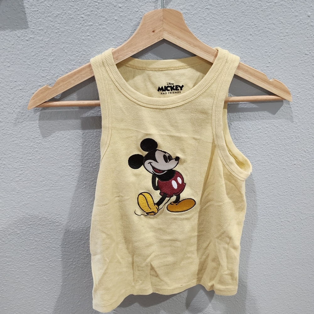 Disney Yellow Mickey Mouse Tank Top
